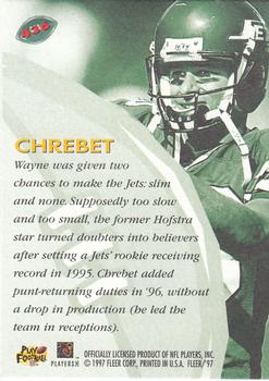 1997 Fleer #436 Wayne Chrebet Back