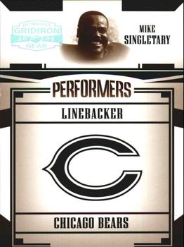 2005 Donruss Gridiron Gear - Performers Silver Holofoil #P-36 Mike Singletary Front