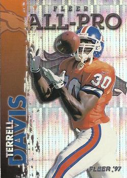 1997 Fleer - Fleer All-Pro #4 Terrell Davis Front