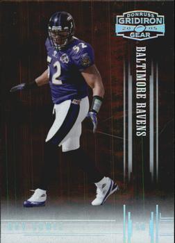 2005 Donruss Gridiron Gear - Silver Holofoil #80 Ray Lewis Front