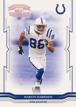2005 Donruss Throwback Threads - Bronze Holofoil #64 Marvin Harrison Front