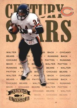 2005 Donruss Throwback Threads - Century Stars #CS-25 Walter Payton Front