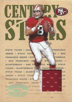 2005 Donruss Throwback Threads - Century Stars Material Prime #CS-21 Steve Young Front