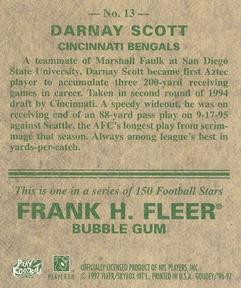 1997 Fleer Goudey #13 Darnay Scott Back