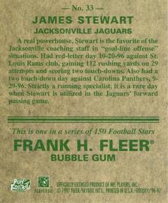 1997 Fleer Goudey #33 James Stewart Back