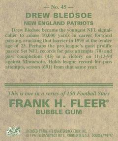 1997 Fleer Goudey #45 Drew Bledsoe Back