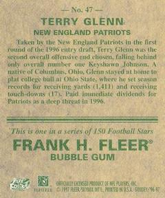 1997 Fleer Goudey #47 Terry Glenn Back