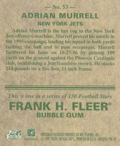 1997 Fleer Goudey #53 Adrian Murrell Back