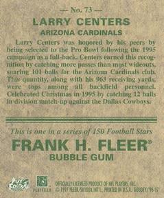 1997 Fleer Goudey #73 Larry Centers Back