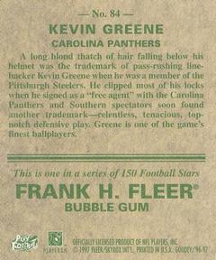 1997 Fleer Goudey #84 Kevin Greene Back