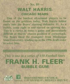 1997 Fleer Goudey #89 Walt Harris Back