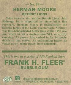 1997 Fleer Goudey #99 Herman Moore Back