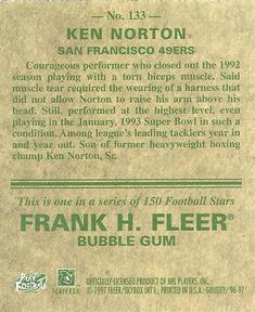 1997 Fleer Goudey #133 Ken Norton Back