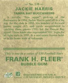1997 Fleer Goudey #138 Jackie Harris Back