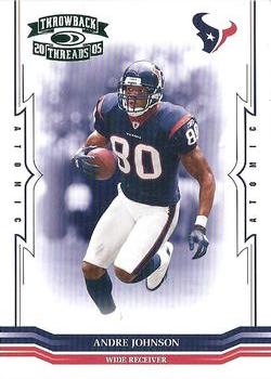2005 Donruss Throwback Threads - Green #59 Andre Johnson Front