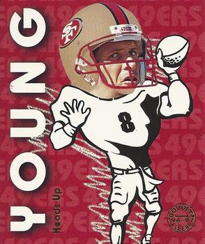1997 Fleer Goudey - Heads Up #20 Steve Young Front