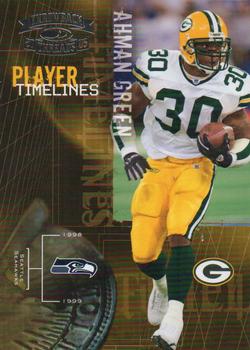 2005 Donruss Throwback Threads - Player Timelines #PT-1 Ahman Green Front