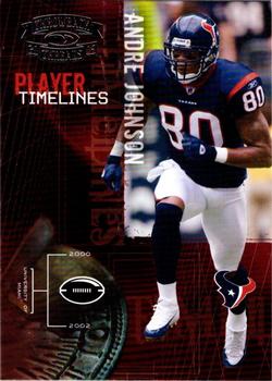 2005 Donruss Throwback Threads - Player Timelines #PT-2 Andre Johnson Front