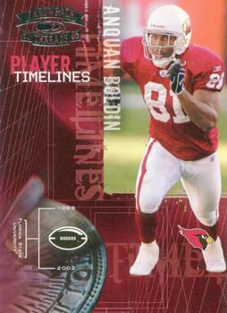2005 Donruss Throwback Threads - Player Timelines #PT-3 Anquan Boldin Front