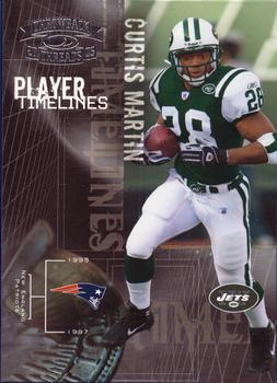 2005 Donruss Throwback Threads - Player Timelines #PT-8 Curtis Martin Front