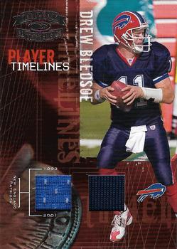 2005 Donruss Throwback Threads - Player Timelines Dual Material #PT-9 Drew Bledsoe Front