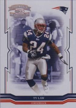 2005 Donruss Throwback Threads - Silver Holofoil #89 Ty Law Front