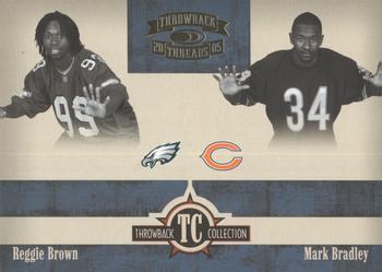 2005 Donruss Throwback Threads - Throwback Collection #TC-11 Reggie Brown / Mark Bradley Front