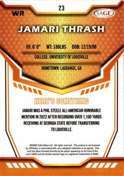 2024 SAGE HIT #23 Jamari Thrash Back