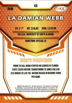 2024 SAGE HIT #46 La'Damian Webb Back