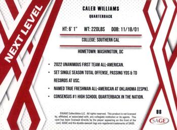 2024 SAGE HIT #98 Caleb Williams Back