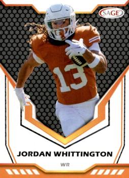 2024 SAGE HIT #186 Jordan Whittington Front