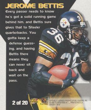1997 Fleer Goudey - Y.A. Tittle Says #2 Jerome Bettis Back
