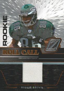 2005 Donruss Zenith - Rookie Roll Call Jerseys #RC-20 Reggie Brown Front