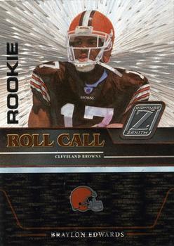 2005 Donruss Zenith - Rookie Roll Call Silver #RC-5 Braylon Edwards Front