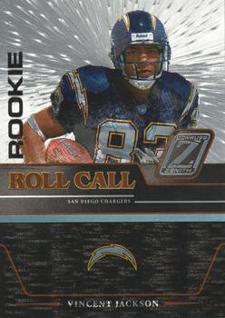 2005 Donruss Zenith - Rookie Roll Call Silver #RC-29 Vincent Jackson Front
