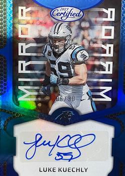2023 Panini Certified - Mirror Signatures Blue #MS12 Luke Kuechly Front