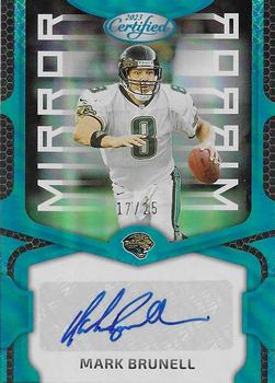 2023 Panini Certified - Mirror Signatures Teal #MS65 Mark Brunell Front