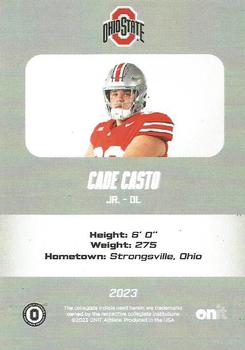 2023 ONIT Athlete Ohio State Buckeyes #11 Cade Casto Back