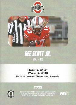 2023 ONIT Athlete Ohio State Buckeyes #35 Gee Scott Jr. Back