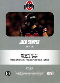 2023 ONIT Athlete Ohio State Buckeyes #39 Jack Sawyer Back