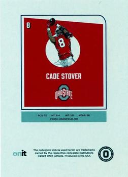 2023 ONIT Athlete Ohio State Buckeyes #126 Cade Stover Back