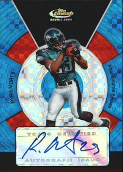 2005 Finest - Blue Xfractors #NNO Ryan Moats Front