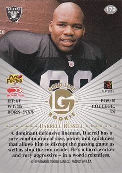 1997 Leaf #179 Darrell Russell Back