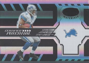 2005 Leaf Certified Materials - Certified Potential Black #CP-11 Kevin Jones Front