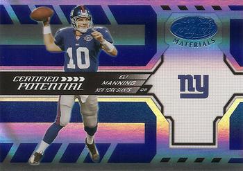 2005 Leaf Certified Materials - Certified Potential Blue #CP-19 Eli Manning Front