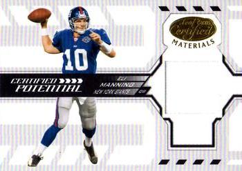2005 Leaf Certified Materials - Certified Potential Jersey #CP-19 Eli Manning Front