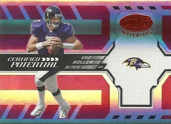 2005 Leaf Certified Materials - Certified Potential Red #CP-3 Kyle Boller Front