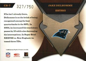 2005 Leaf Certified Materials - Certified Skills #CS-7 Jake Delhomme Back