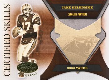 2005 Leaf Certified Materials - Certified Skills #CS-7 Jake Delhomme Front
