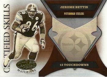 2005 Leaf Certified Materials - Certified Skills #CS-30 Jerome Bettis Front